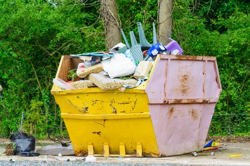 Professional team performing house clearance in Southwark