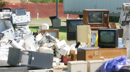 Removing office furniture during clearance